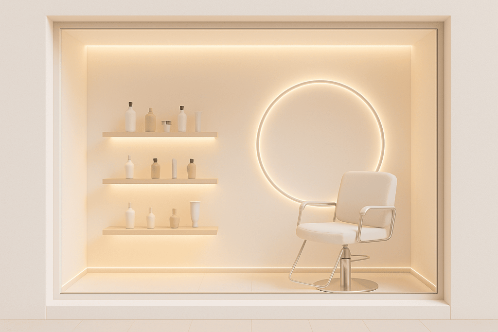 escaparates originales para atraer clientes a tu centro de belleza