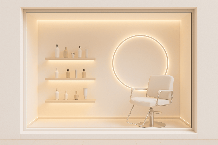 escaparates originales para atraer clientes a tu centro de belleza