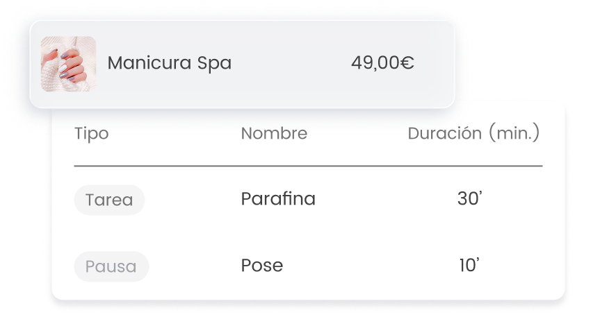 Manicura Spa por 49€, incluye tratamiento de parafina (30 min) y pausa (pose) de 10 min.